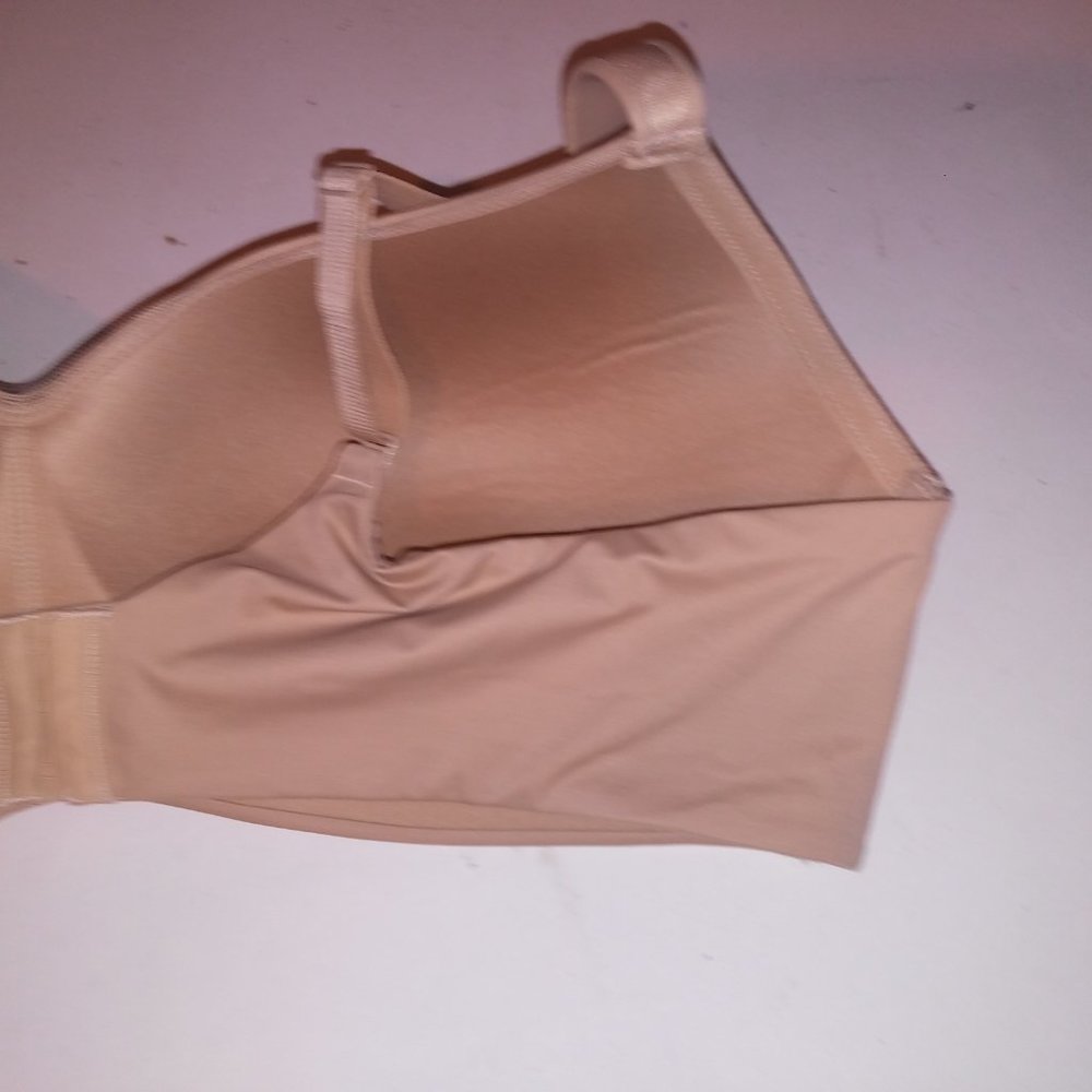 Auden Bra 44c Solid Beige Lightly Lined Wireless … - image 6